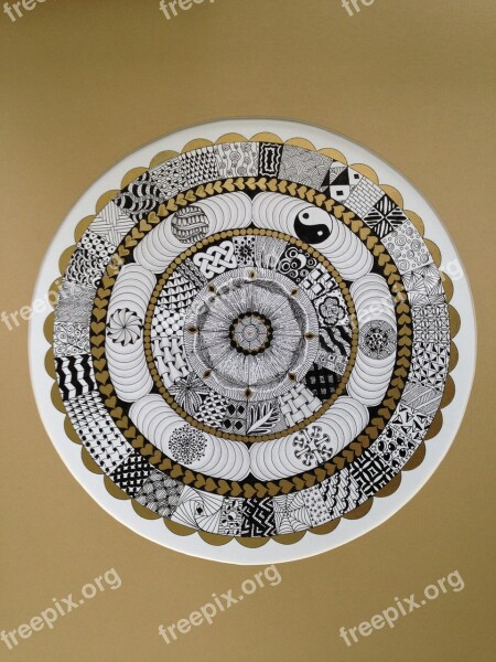 Art Drawing Mandala Free Photos