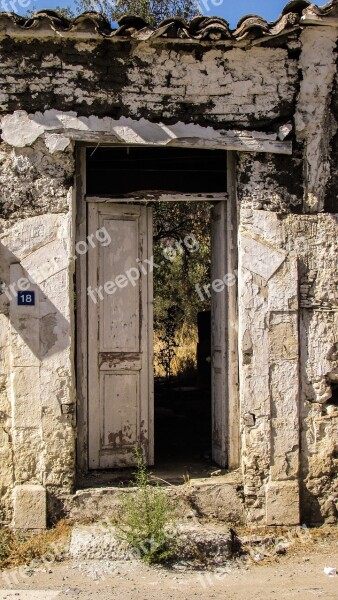 Cyprus Sha Old House Abandoned Ruins