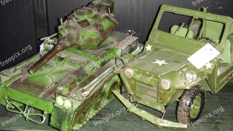 Toys Cars Tank War Conflict