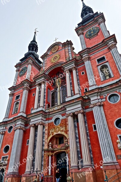 Church Spires Entrance Facade Ornate