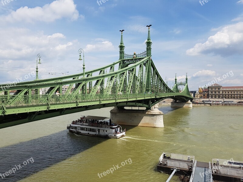 Liberty Bridge Budapest Hungary Danube Places Of Interest