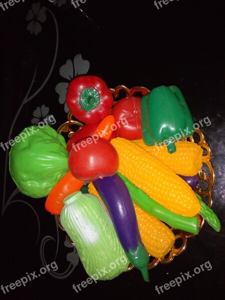 Fruits Plastic Toy Decoration Food