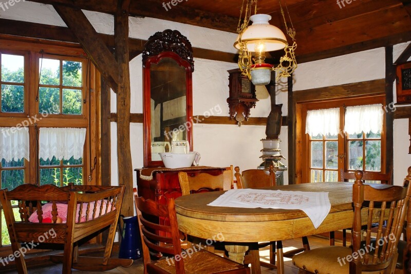 Room Old Farmhouse Lower Saxony Historically Nostalgia