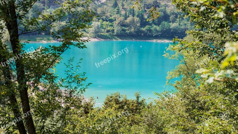 Lake Water Idyll Badesee Green