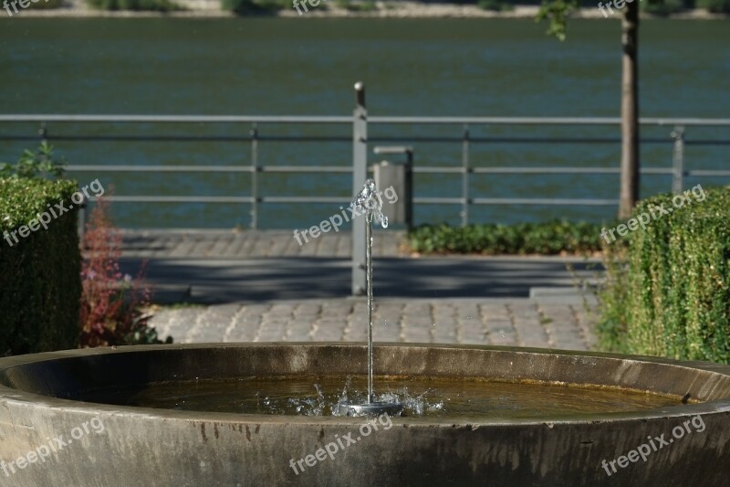 Fountain Stone Fountain Water Stone Refreshment