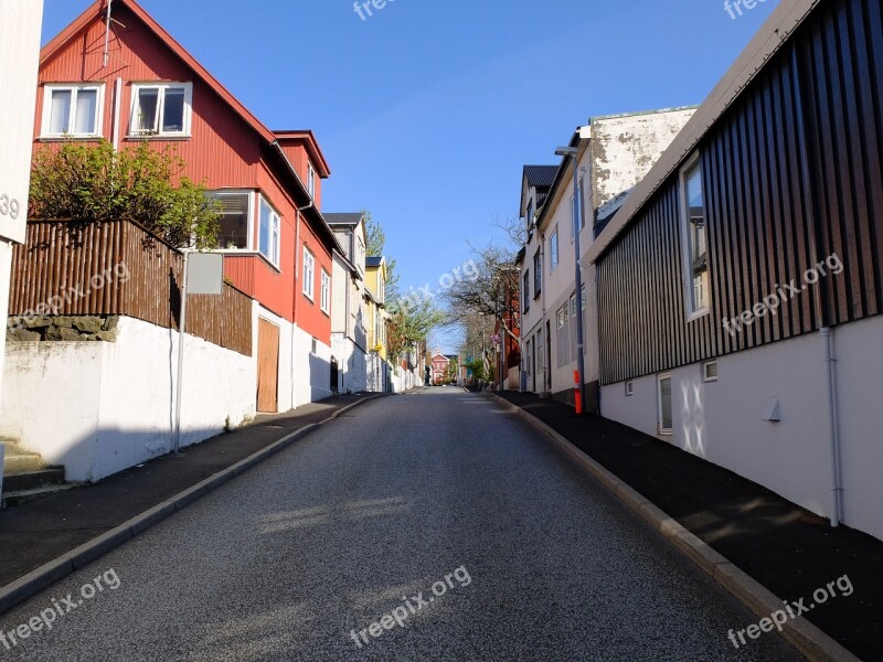 Faroe Islands Summer Torshavn Street Free Photos