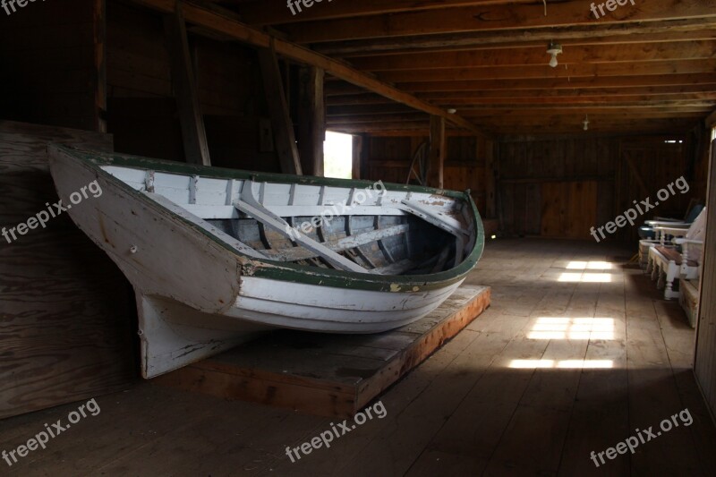 Boat Attic Rustic Architecture Boating