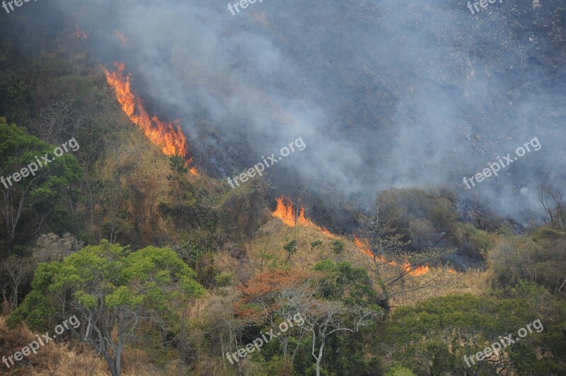 Mountain Fire Disaster Free Photos