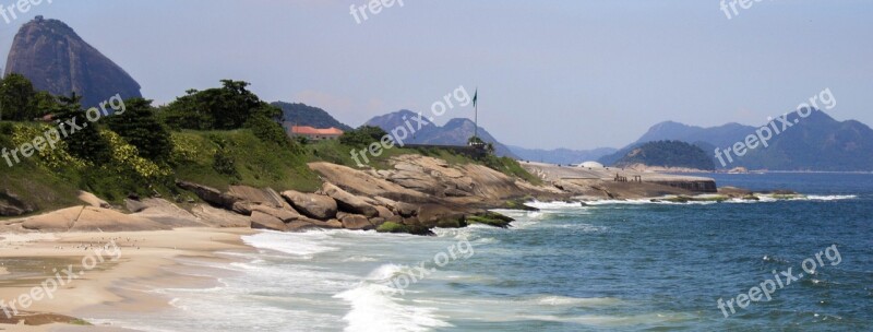 Sea Beach Rio De Janeiro Sand Ocean