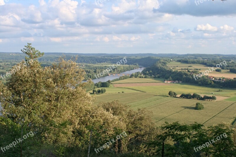 France Dordogne Landscape Free Photos