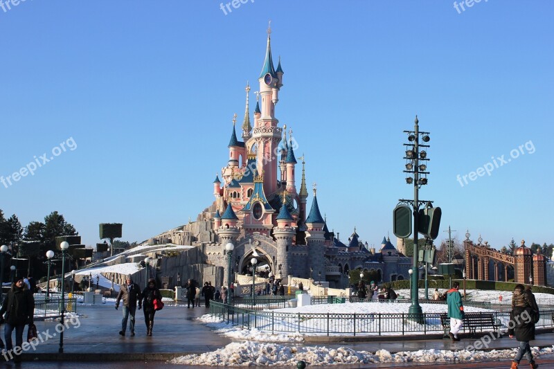 Disneyland Castle Disney Europe Tourist