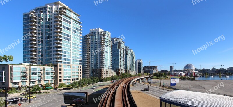 Vancouver Sky-train Canada Commuter Transit