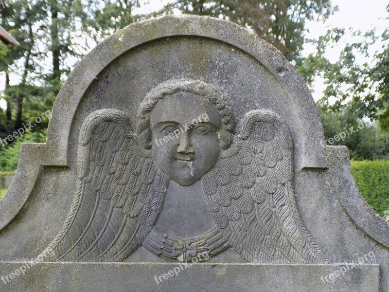 Tombstone Angel Religion Cemetery Free Photos