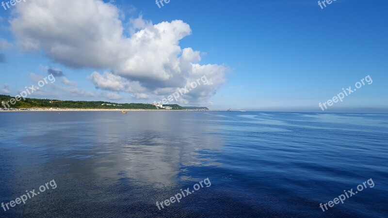 Baltic Sea Coast Clouds Sky Sea Free Photos