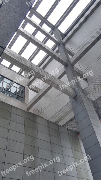 Chongqing University Library Building Framework Free Photos