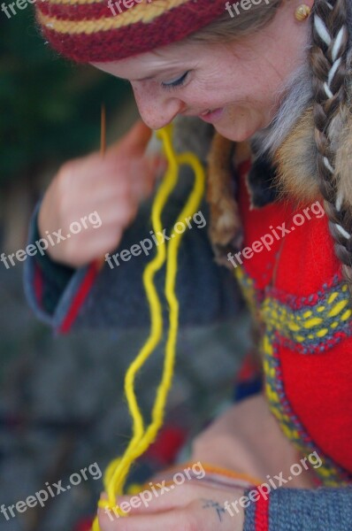 Woman Portrait Profile Face Hair