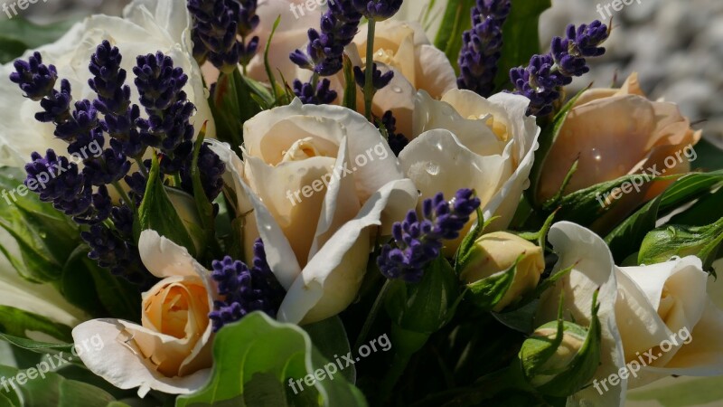 Roses Lavender Bouquet Thank You Bouquet Of Flowers