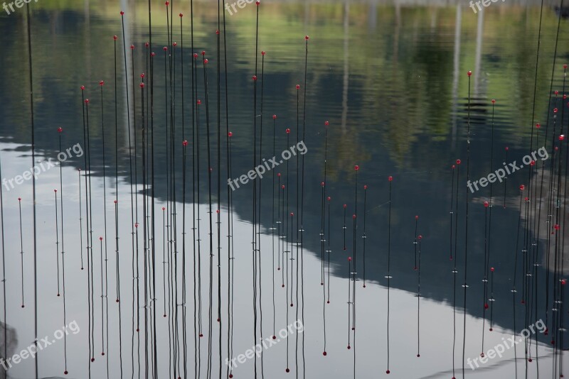 Reflection Pond Artwork Sculpture Figure