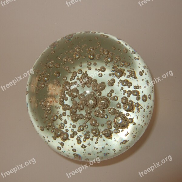 Ball Bubble Paperweight Glass Free Photos