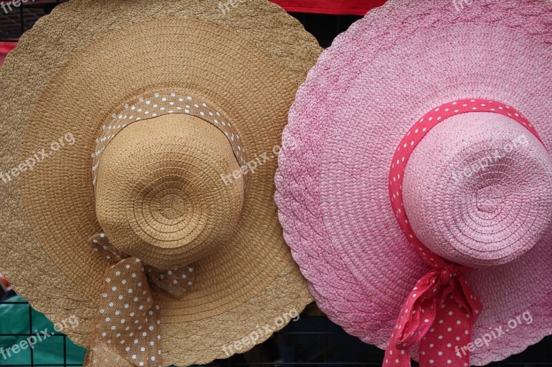 Hat Pink Beige Decoration Panel