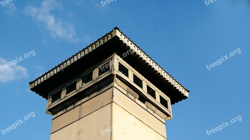 Lookout Tower Watchtower Outdoor Blue Sky Free Photos