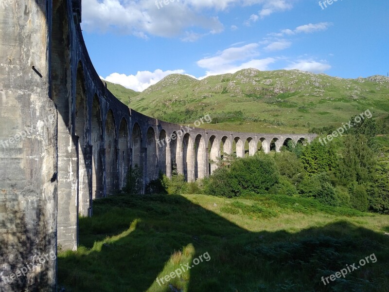 Bridge Glenfinnan Viaduct Gennfinnan Viaduct Scotland