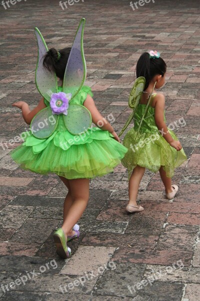 Girl Fairy Couple Child Small