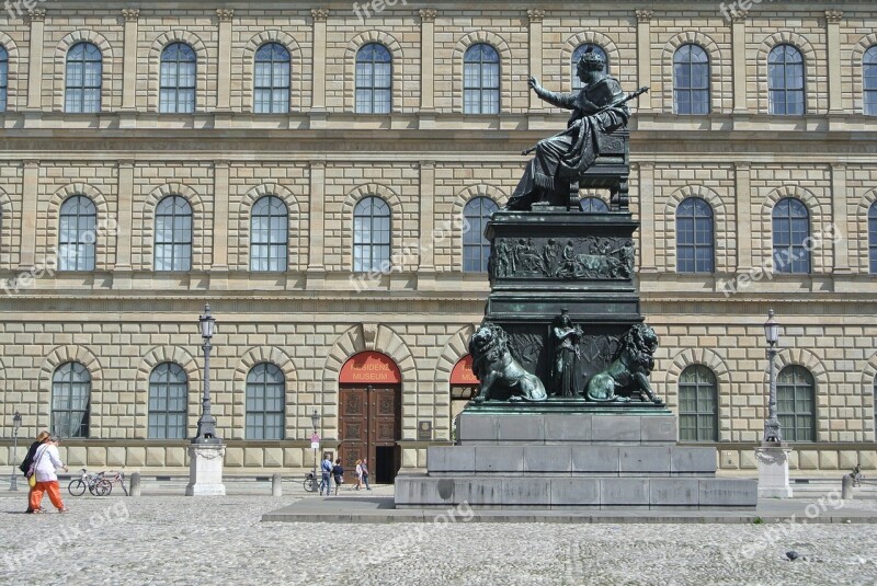 Munich Architecture Statue Germany Bavaria