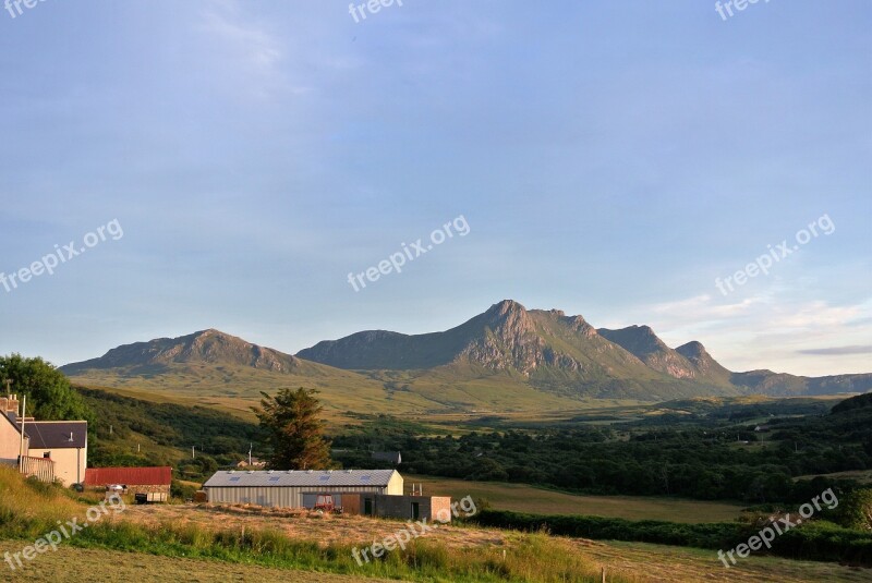 Mountain Scotland Highlands Ben Loyal Tounge