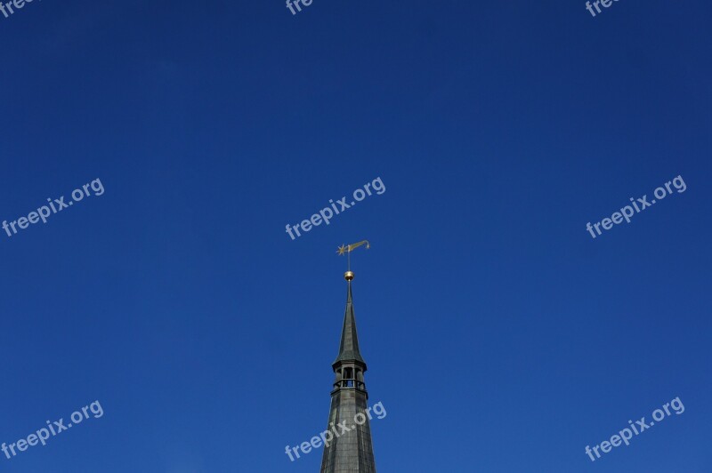 Weathervane Star Spire Steeple Church