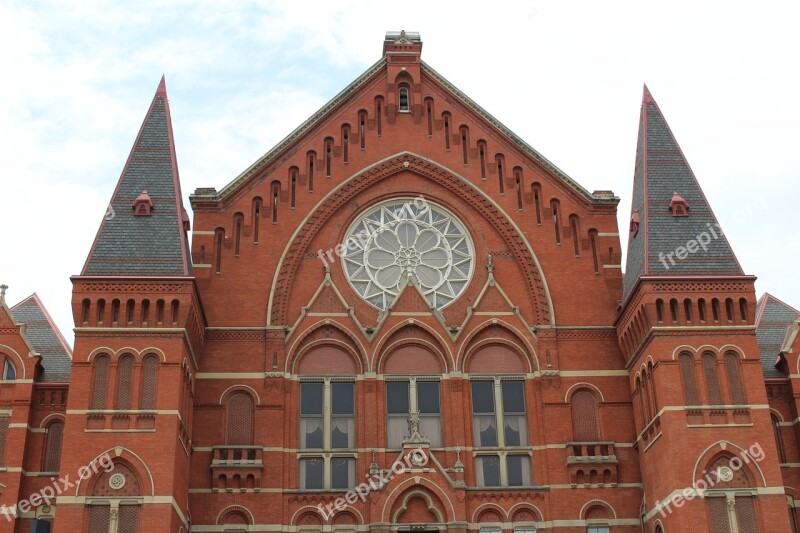 Cincinnati Architecture Music Hall Ohio Building