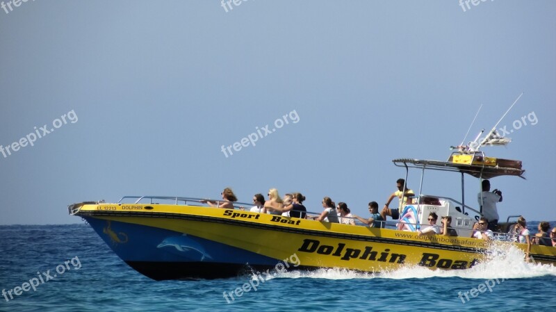 Speed Boat Sea Speed Fun Leisure