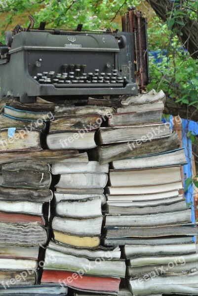 Typewriter Books Rotten Old Retro