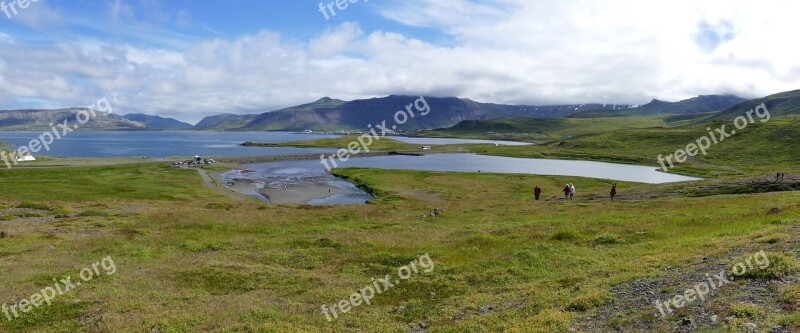 Iceland Coast Atlantic Sea Cliff