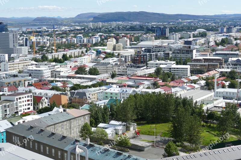 Iceland Reykjavik Hallgrímskirkja Outlook View