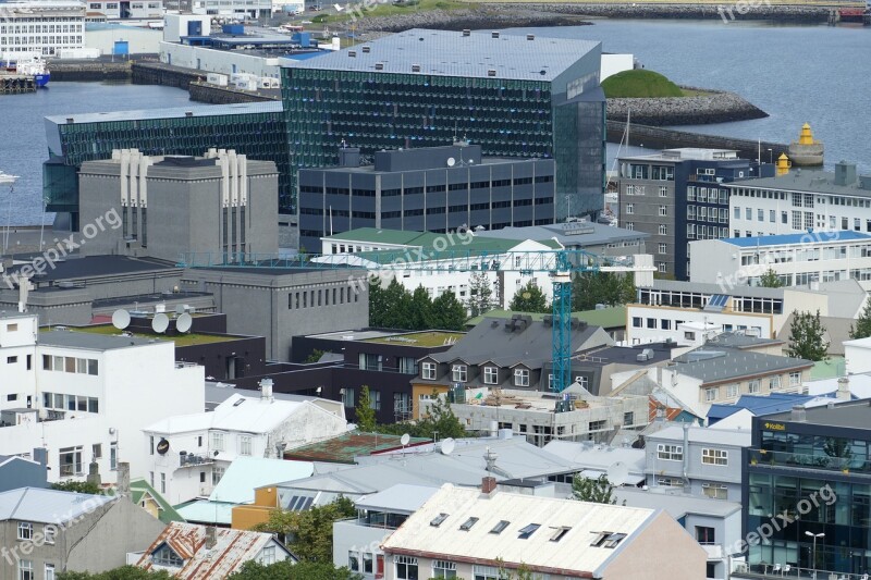 Iceland Reykjavik Port Hallgrímskirkja Outlook