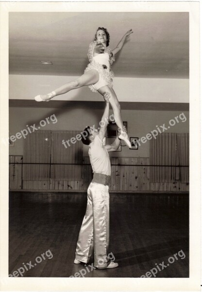 Vintage Acrobatics Dance Costumes Studio