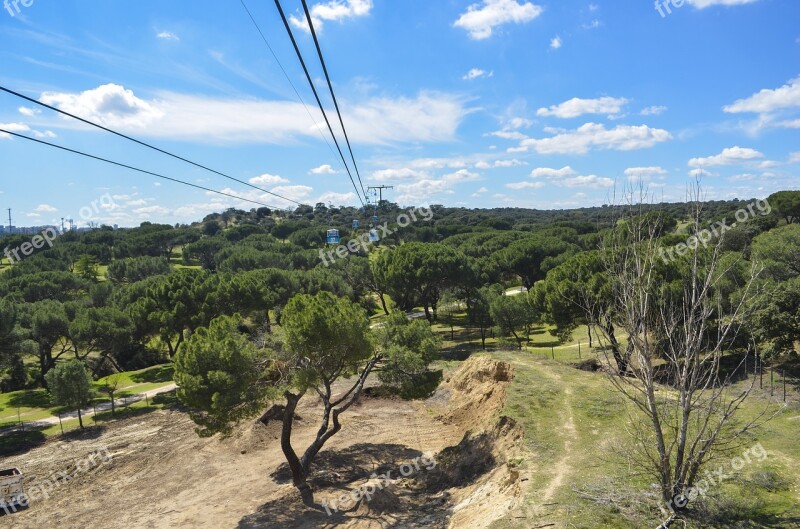 Teleferico Cable Car Madrid Spain Capital