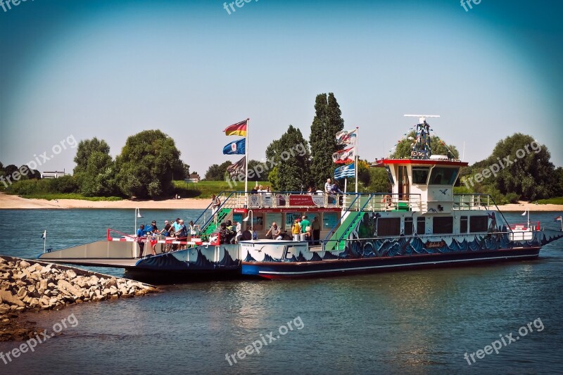 River Ferry Water Ship Boat