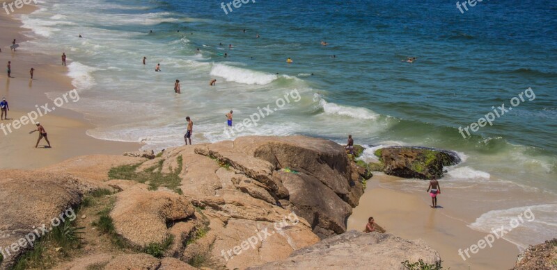 Sea Beach Sand Blue Ocean