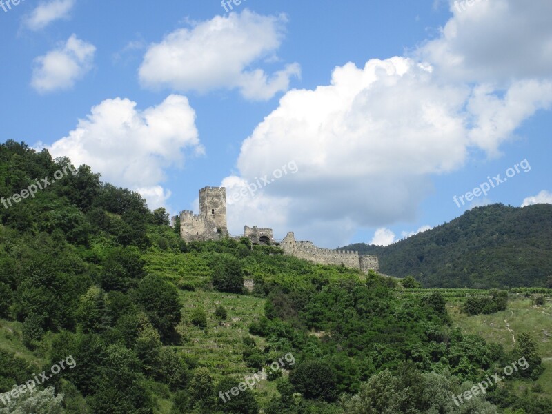 Castle Ruin Austria Lower Austria Wachau