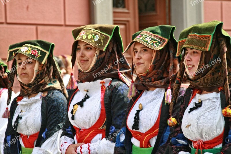 Italy Sardinia Cagliari Folklore Free Photos