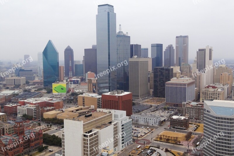 Dallas Skyline City Texas Downtown