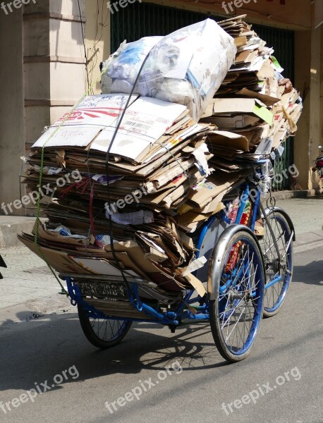 Vietnam Asia Transport Garbage Disposal