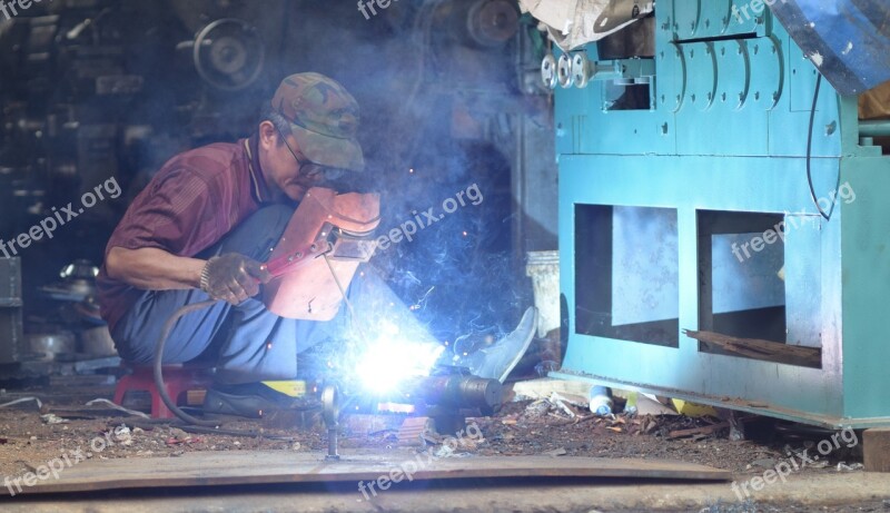 Welding Firework Worker Welding Jobs Machinery