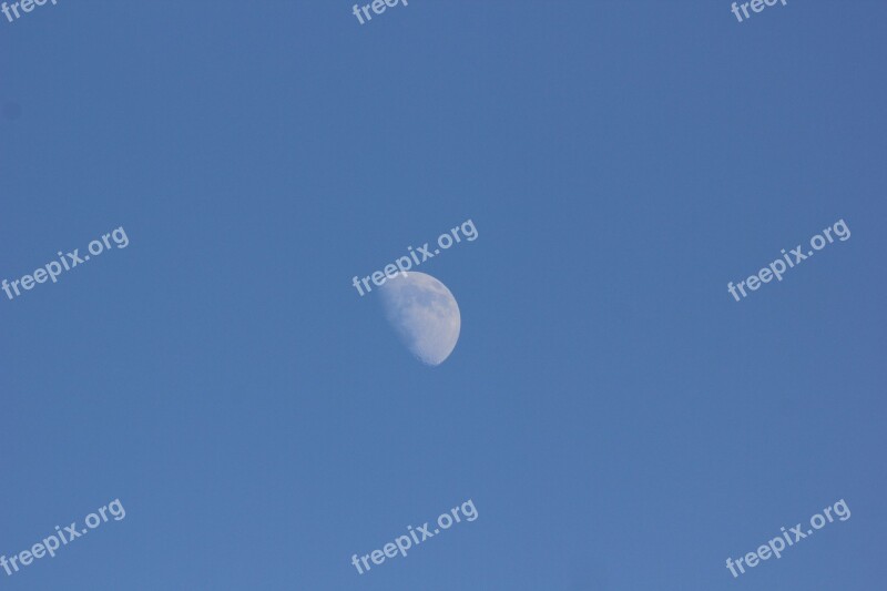 Luna Sky Clear Free Photos