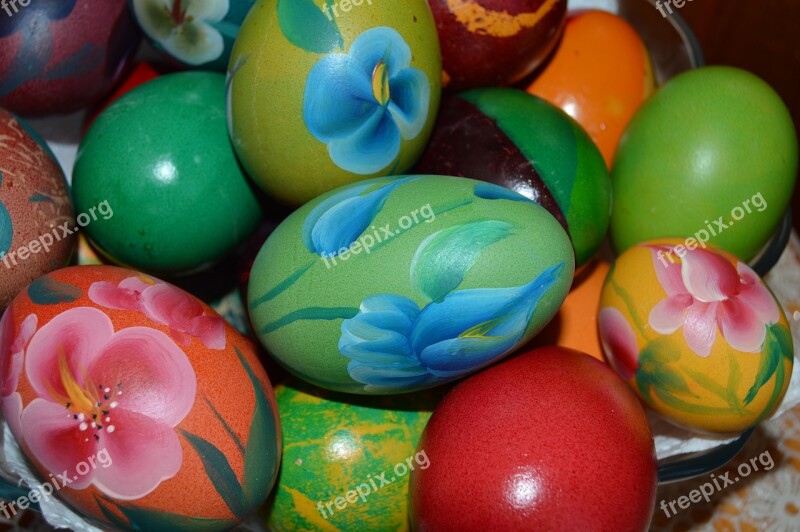 Easter Eggs Painted Orthodox Free Photos