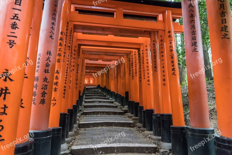 Fushimi Inari-taisha Shrine Kyoto Japan Landmark Famous