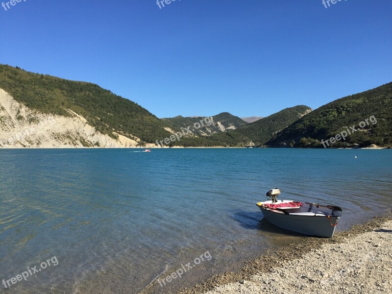 Var Lake France Landscape Nature