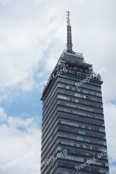 Mexico Tower Latin American Building Tourism